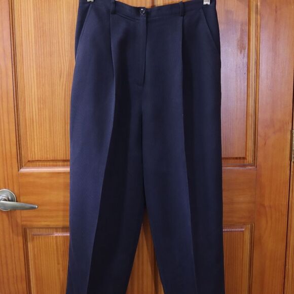 CLIO Black Double Breasted Vintage Pant Suit 10 - Picture 9 of 16